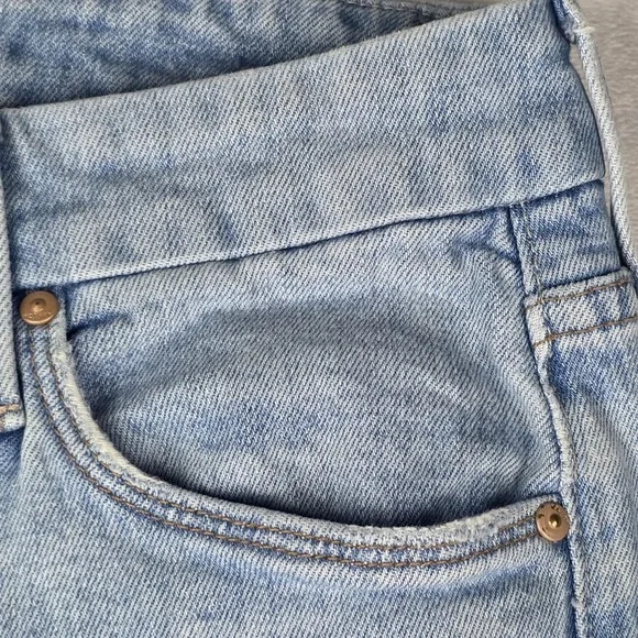 Mother Jeans Womens Size 25 The Looker Ankle Snippet Zapped Ligh Wash Blue Denim - Picture 6 of 15